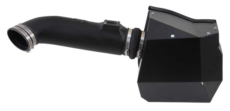 Ford Super Duty Performance Air Intake - K&N Engineering - HDPE Tube + High-Flow Air Filter + Heat Shield - `11-`15